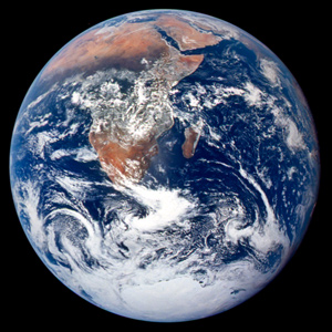 The Blue Marble from Apollo 17 image