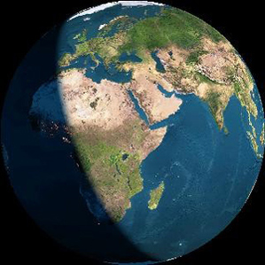 Earth and Moon Viewer image