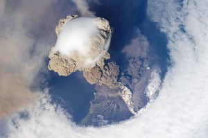 Earth Observatory: Sarychev Peak Eruption, Kuril Islands image